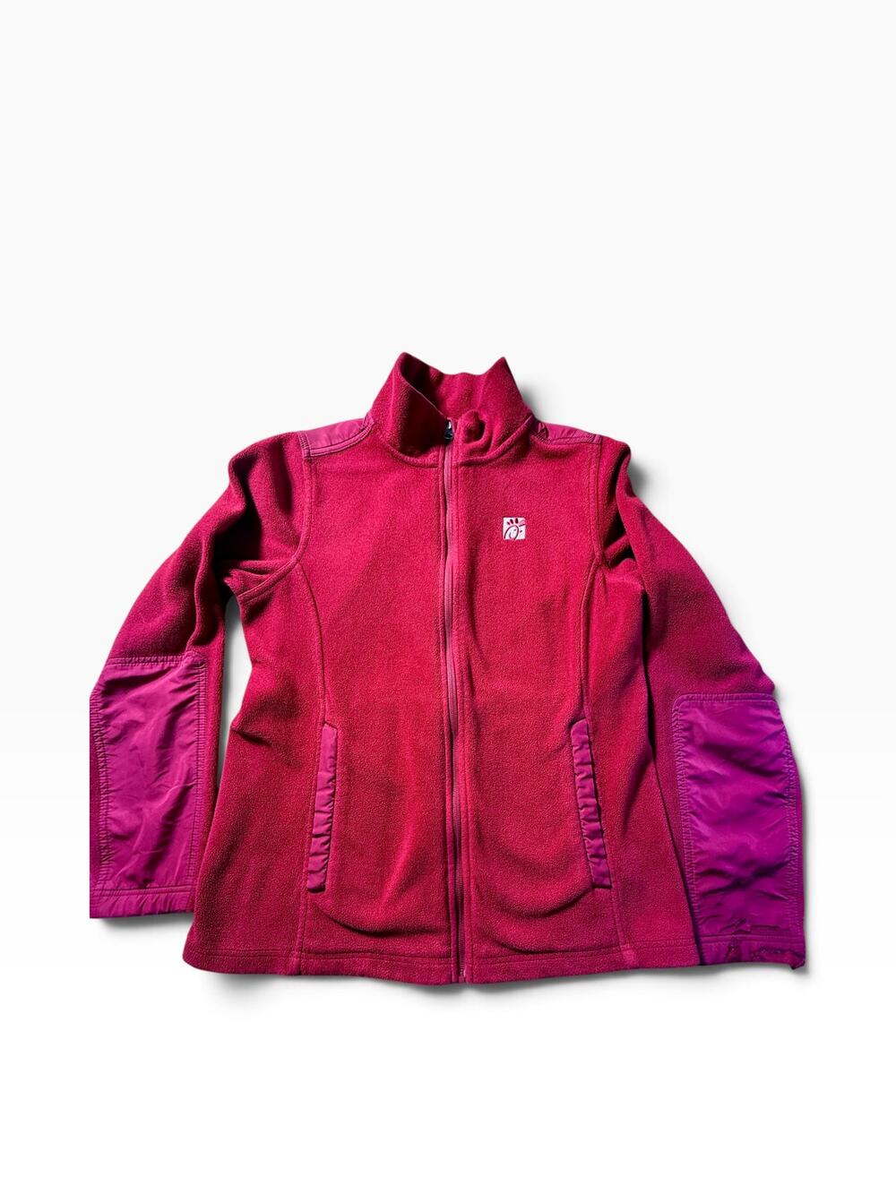 Chick-fil-A OOBE Team Style Red Fleece Full Zip Jacket Women’s M
